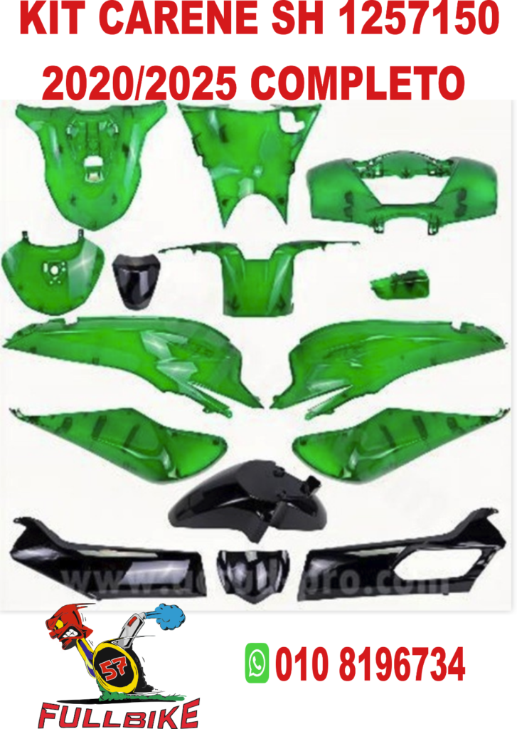KIT CARENE CARENA COMPLETO COME FOTO HONDA SH 125 150 2020 2025