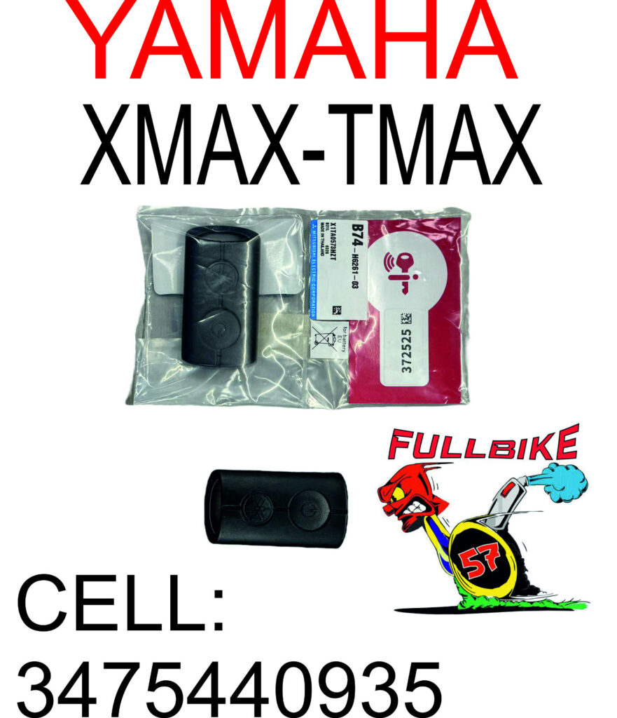 TELECOMANDO SMART KEY CHIAVE YAMAHA TMAX 530/560 X-MAX 125 300 ANNO 2017-2024