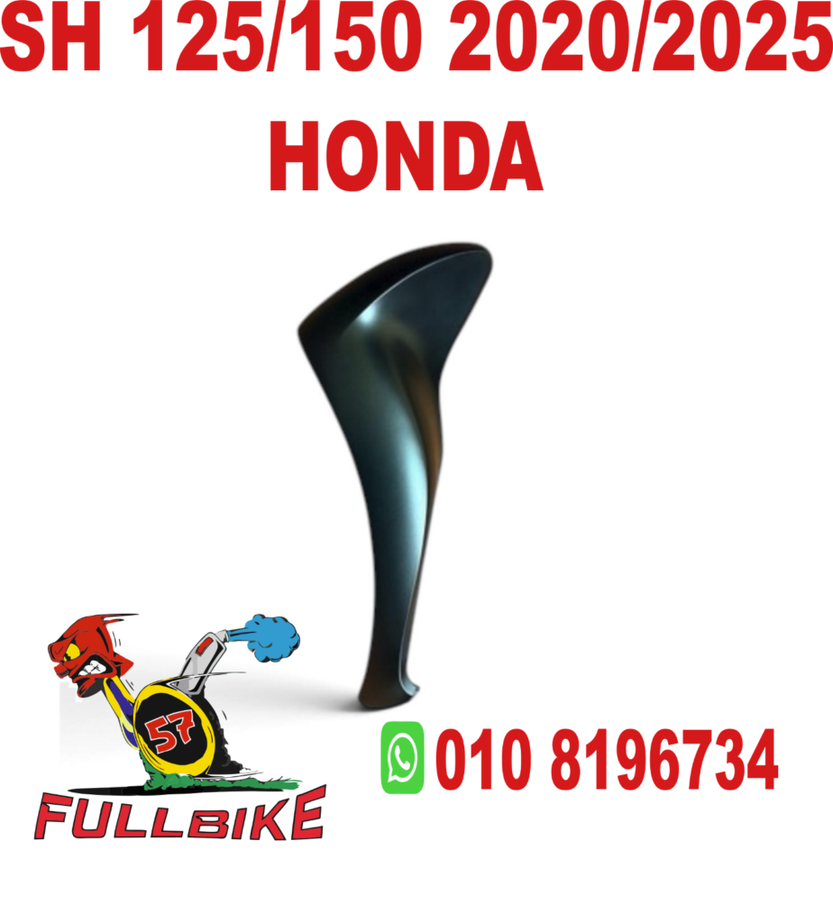 carena Ant Sx +dx Honda sh 125 Nero Opaco +chiglia sx