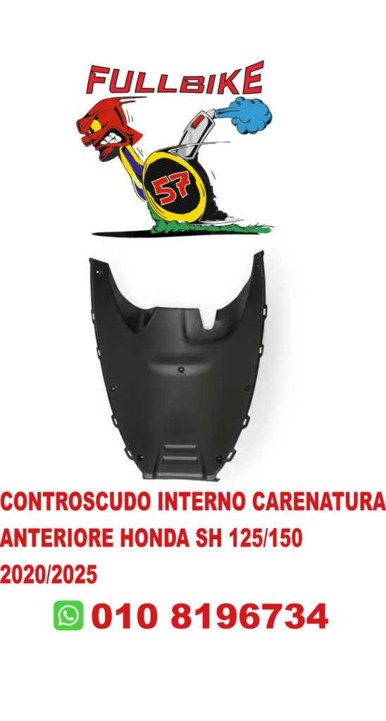 Controscudo Interno Carenatura Anteriore per Honda SH 125 150 (2020-2025)