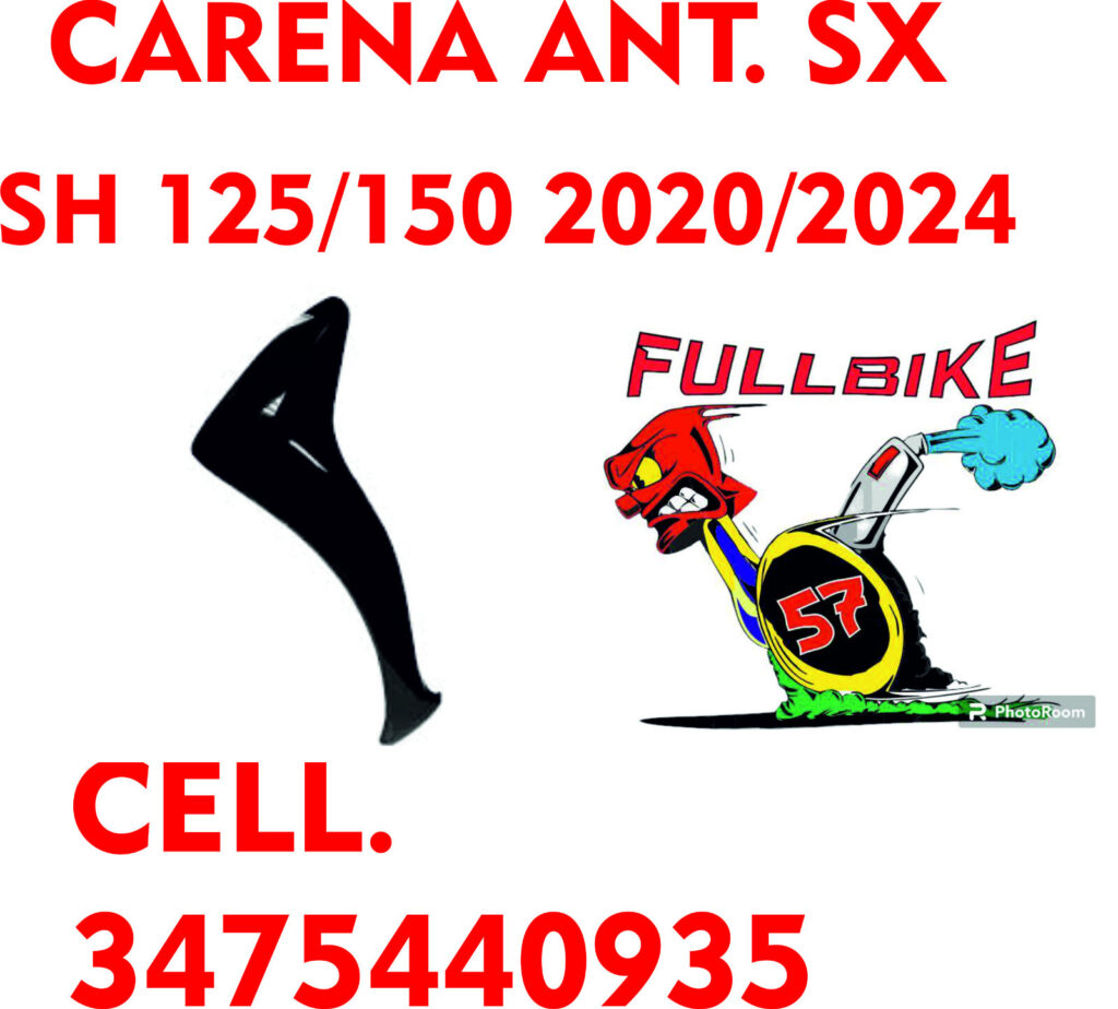 carena anteriore SX sh 125/150 2020/2024